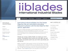 Tablet Screenshot of iiblades.com